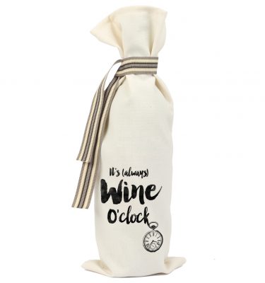 WINE BAG: WB08 It's always Wine o' Clock