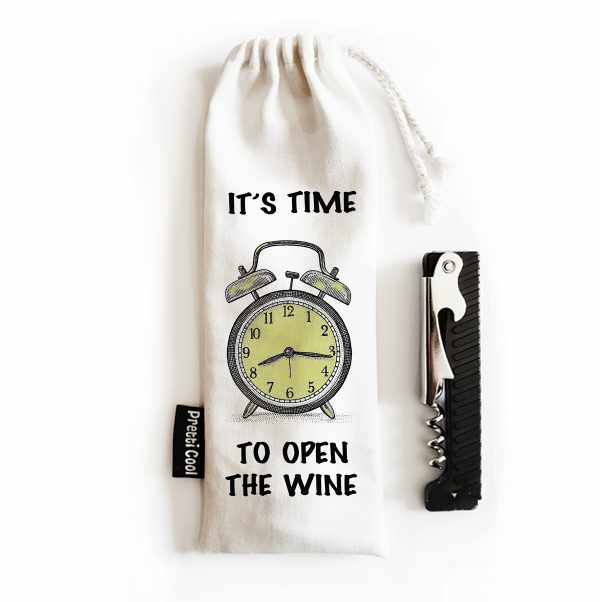 bottle opener gift bag made with cotton