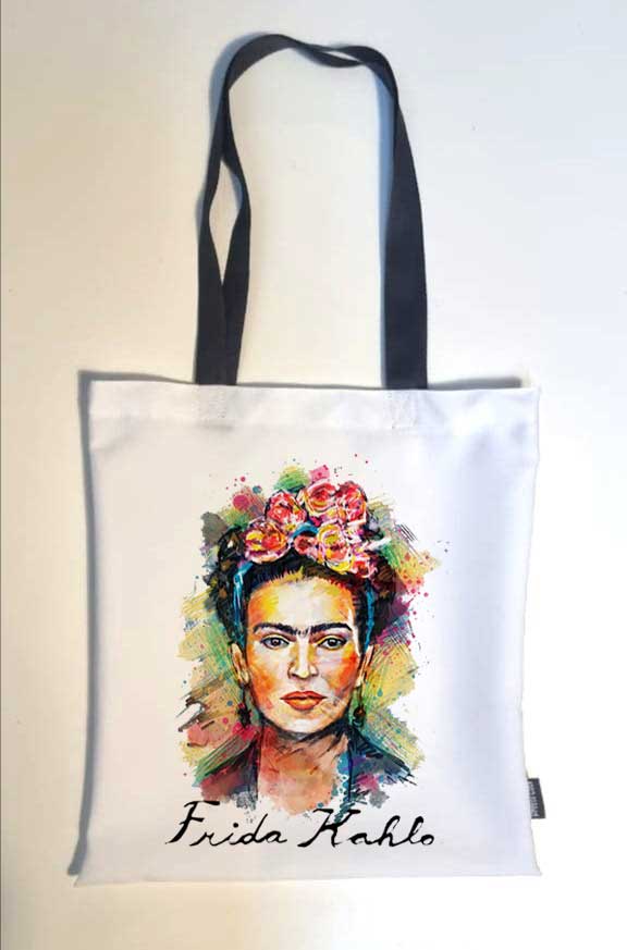 TOTE BAGS: TB01 Frida Kahlo – Pretti Cool Gifts