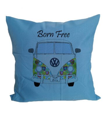 Scatter Cushion Cover: SCC08 Born Free - Light Blue