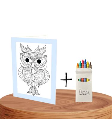 Greeting Cards: CC09 Owl Mandala