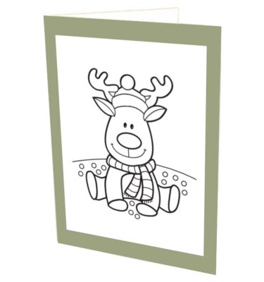 Greeting Card: CC03 Reindeer